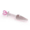 Beaded Butt Plug Glass Dildos Of Queen Heart / S Dildo