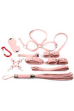Load image into Gallery viewer, Bed Restraint Kit 10 Pieces Set Pink / One Size Bondage