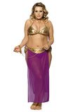 Load image into Gallery viewer, Harem Slave Roleplay Plus Size Costume Lingerie Set