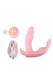 Load image into Gallery viewer, Rechargeable Silicone Strapless Strap-On Dildo Vibrator Pink Purple