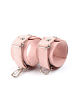 Load image into Gallery viewer, Basics Leather Ankle Cuffs Pink Bondage Gear