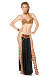 Load image into Gallery viewer, Princess Leia Slave Roleplay Costume Black / M