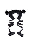 Load image into Gallery viewer, Plush Sex Position Restraint With Cuffs Black Bondage Gear