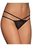Load image into Gallery viewer, Sexy Sheer Criss Cross Bowknot Panties Black / M