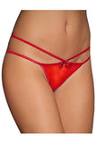 Load image into Gallery viewer, Sexy Sheer Criss Cross Bowknot Panties Red / M