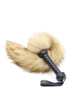 Load image into Gallery viewer, Fox Tail Whip With Flogger Handle Yellow