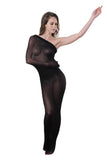Load image into Gallery viewer, Whole Silk Bodystockings Nightwear Yoga Outfit Black Hosiery