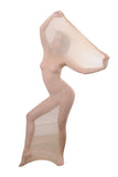 Load image into Gallery viewer, Whole Silk Bodystockings Nightwear Yoga Outfit Beige Hosiery