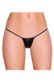 Load image into Gallery viewer, Faux Leather Shining G-String Sexy Panties Black / M Panties