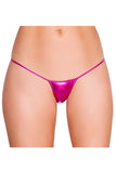Load image into Gallery viewer, Faux Leather Shining G-String Sexy Panties Rose Red / M Panties