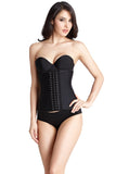 Load image into Gallery viewer, Plus Size Steel Boned Latex Waist Cincher Black / S Trainer
