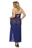 Load image into Gallery viewer, Halter Neck Front Slit Maxi Dress