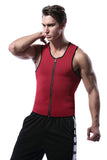 Load image into Gallery viewer, Mens Zip Up Neoprene Waist Trainer Vest
