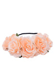 Load image into Gallery viewer, Rose Flower Crown Perfect Lingerie Accessory Champagne Accessories