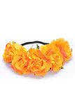 Load image into Gallery viewer, Rose Flower Crown Perfect Lingerie Accessory Lemon Yellow Accessories