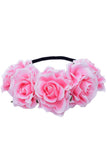 Load image into Gallery viewer, Rose Flower Crown Perfect Lingerie Accessory Pink Accessories