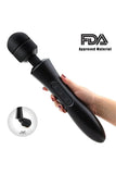 Load image into Gallery viewer, Waterproof Rechargeable Wand Massager Vibrator Black White