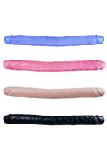 Double-Ended Super Jelly Tpe Realistic Dildo