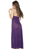 Load image into Gallery viewer, Backless Halter Sheer Maxi Dress