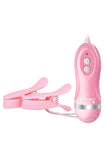Load image into Gallery viewer, Wired Vibrating Nipple Clamps Pink / One Size &amp; Pasties