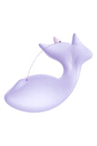 Load image into Gallery viewer, Leten Fish Shaped Rechargeable Love Egg Purple Strap-On Vibrator