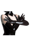 Load image into Gallery viewer, Girls Wet Look Latex Long Gloves Accessories