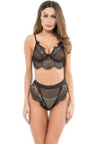 Load image into Gallery viewer, See Through Hollow Women Underwear Sexy Girl Bra Set Lace Patchwork &amp; Panties