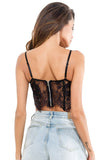 Load image into Gallery viewer, Womens Lace Longline Bralette Bra Crop Top