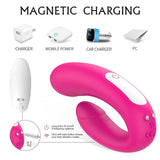 Load image into Gallery viewer, Remote Control Quiet Couple Vibrator Clitoral And G-Spot Stimulation