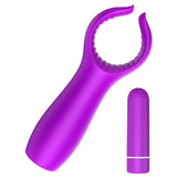 Load image into Gallery viewer, Detachable Bullet Vibrator With Elastic Clip Purple