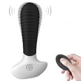 Load image into Gallery viewer, Remote Control Anal Plug Vibrator Spiral Design