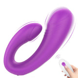 Load image into Gallery viewer, Remote Control Quiet Couple Vibrator Clitoral And G-Spot Stimulation Purple