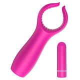 Load image into Gallery viewer, Detachable Bullet Vibrator With Elastic Clip Rose Red