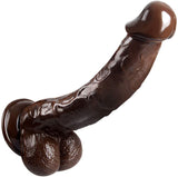Load image into Gallery viewer, 11 Inch Brown Giant Thick G-Spot Lifelike Suction Cup Dildo