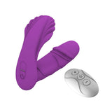 Load image into Gallery viewer, Remote Control Thrusting Wearable Vibrator Masturbation Purple Butterfly