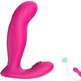 Load image into Gallery viewer, Remote Control Wearable Butterfly Vibrator Elestic Rose Red
