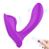Load image into Gallery viewer, Wearable Butterfly Vibrator With Wireless Remote Control Purple