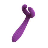 Load image into Gallery viewer, G-Spot Rabbit Couple Dildo Vibrator Rechargeable Purple
