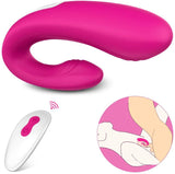 Load image into Gallery viewer, Remote Control Powerful Clitoral And G-Spot Vibrator Rose Red Couple
