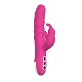 Load image into Gallery viewer, G Spot Clitoris Stimulation Rabbit Vibrator Rose Red