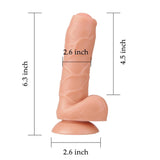 Load image into Gallery viewer, 6.3 Inch Realistic Dildo With Foreskin