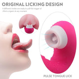 Load image into Gallery viewer, 9 Kinds Mode Licking Design Clitoral G Spot Vibrator