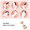 Remote Control 9.8 Inch Realistic Vibrating Rabbit Dildo With Tip