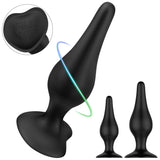 Load image into Gallery viewer, 3 Pack Silicone Anal Trainer Set With Suction Cup Plug