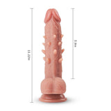 Load image into Gallery viewer, 7.9” Suction Cup Realistic Dildo with Thorns