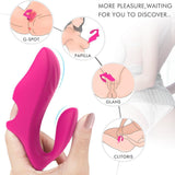 Load image into Gallery viewer, Clitoral And G-Spot Stimulator Finger Vibrator Remote Control
