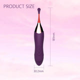 Load image into Gallery viewer, 2 In 1 Banana Shape G-Spot Clitoral Vibrator Rechargeable