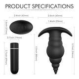 Load image into Gallery viewer, Removable Anal Plug Vibrator Mute Unique Design
