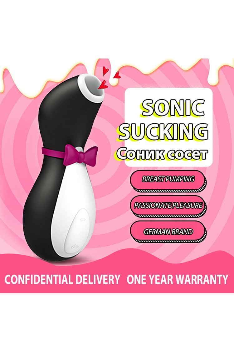 Satisfyer Pro Penguin Sucking Vibrator Black / One Size