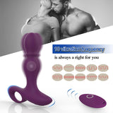 Load image into Gallery viewer, Full Silicone Remote Control Anal Plug Vibrator